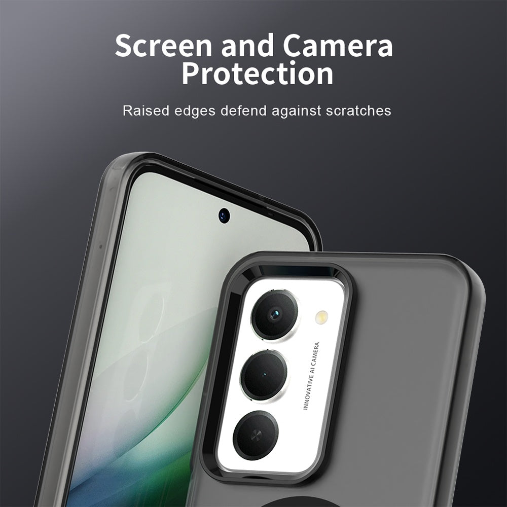 Husa MagSafe pentru Xiaomi Redmi 15 5G / 15 4G, Techsuit, CandyCase, Neagra