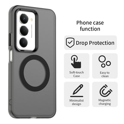 Husa MagSafe pentru Xiaomi Redmi 15 5G / 15 4G, Techsuit, CandyCase, Neagra