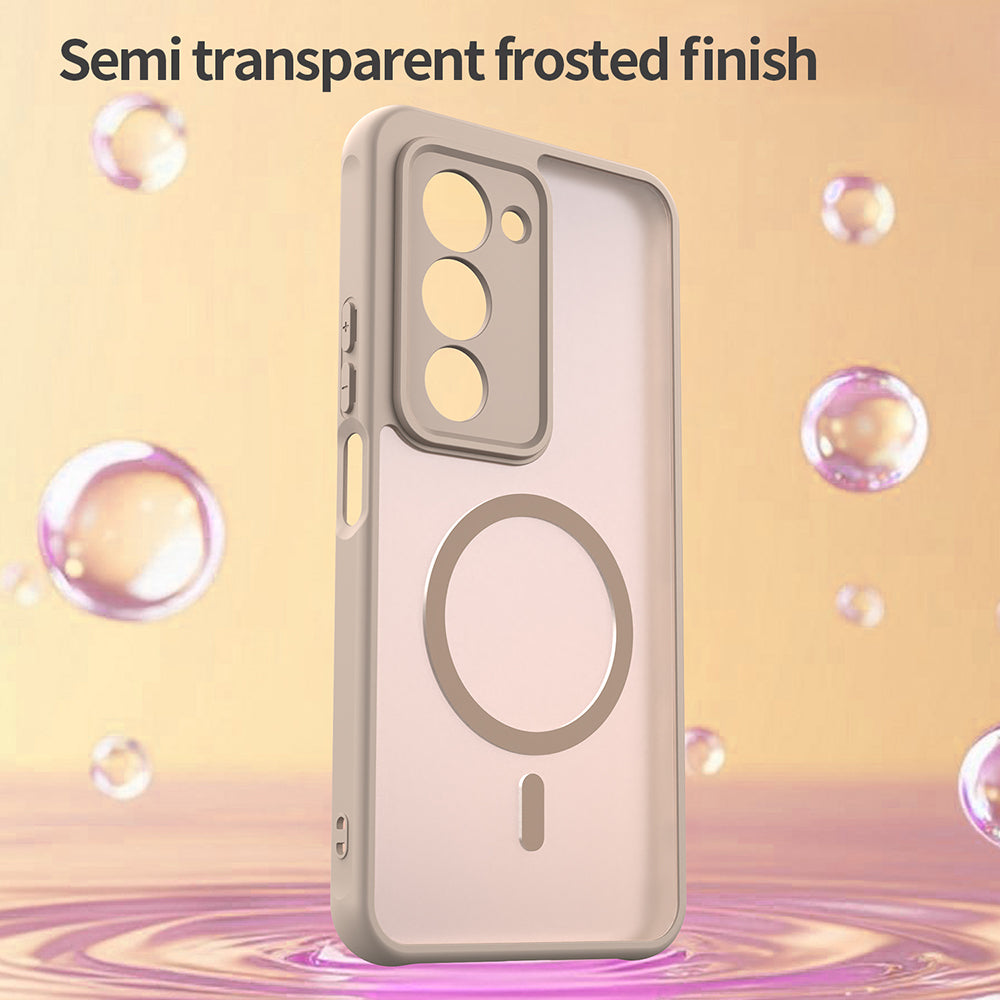 Husa MagSafe pentru Xiaomi Redmi 15 5G / 15 4G, Techsuit, HaloFrost II, Aurie