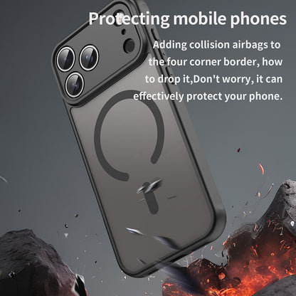 Husa MagSafe pentru Xiaomi Redmi 15C 5G / 15C 4G, Techsuit, HaloFrost II, Bleumarin