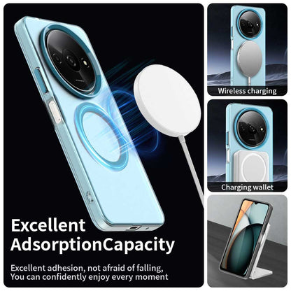 Husa MagSafe pentru Xiaomi Redmi A3x / A3, Techsuit, CandyCase, Albastra