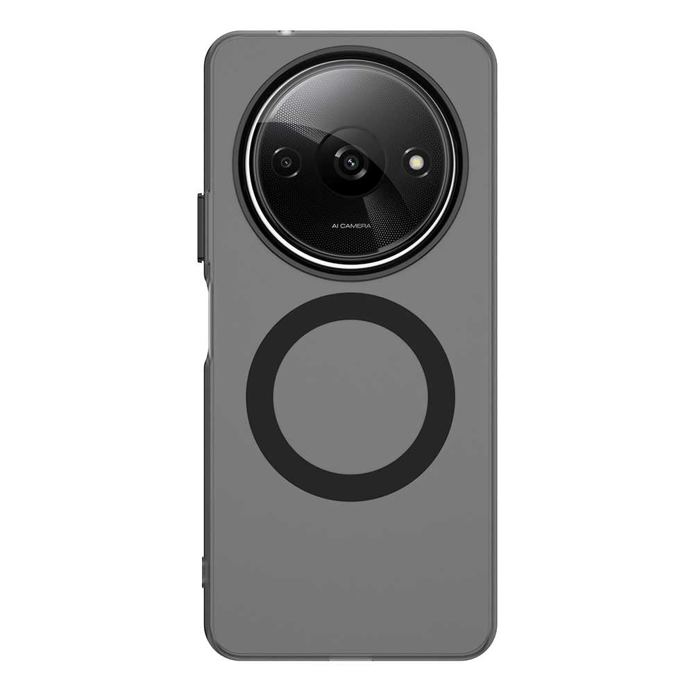 Husa MagSafe pentru Xiaomi Redmi A3x / A3, Techsuit, CandyCase, Neagra