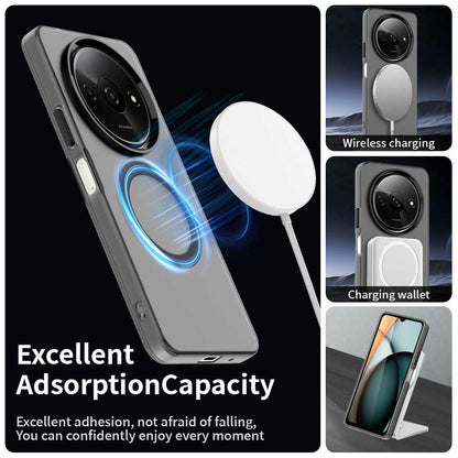 Husa MagSafe pentru Xiaomi Redmi A3x / A3, Techsuit, CandyCase, Neagra