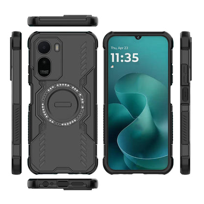 Husa MagSafe pentru Xiaomi Redmi A7 Pro 4G, Techsuit, ArmorMag, Neagra