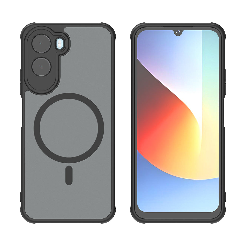 Husa MagSafe pentru Xiaomi Redmi A7 Pro 4G, Techsuit, HaloFrost II, Neagra