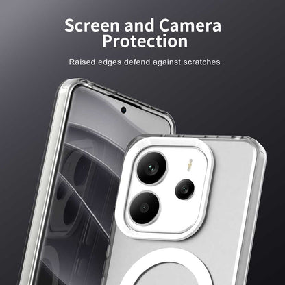 Husa MagSafe pentru Xiaomi Redmi Note 14 4G (Regional), Techsuit, CandyCase, Alba