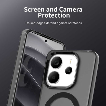 Husa MagSafe pentru Xiaomi Redmi Note 14 4G (Standard), Techsuit, CandyCase, Neagra