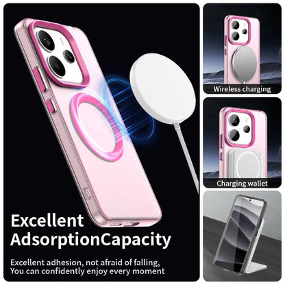 Husa MagSafe pentru Xiaomi Redmi Note 14 4G (Standard), Techsuit, CandyCase, Roz