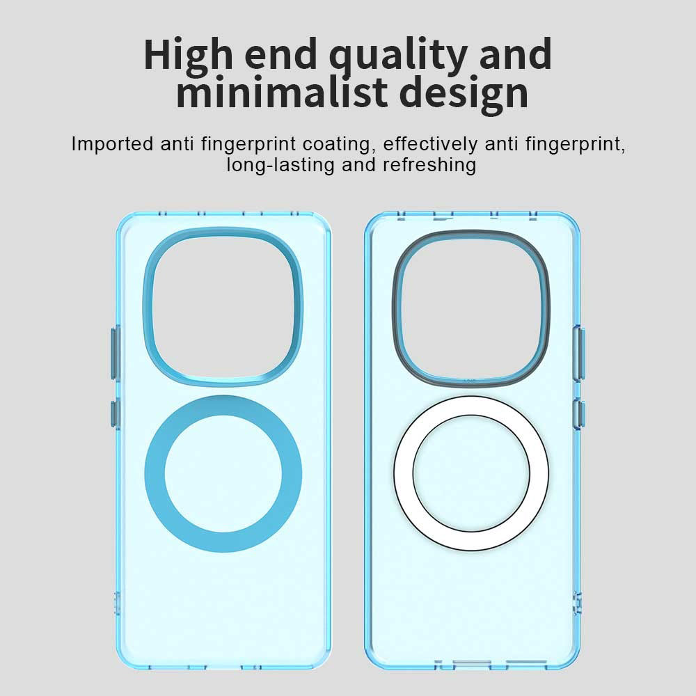 Husa MagSafe pentru Xiaomi Redmi Note 14 Pro 4G, Techsuit, CandyCase, Albastra