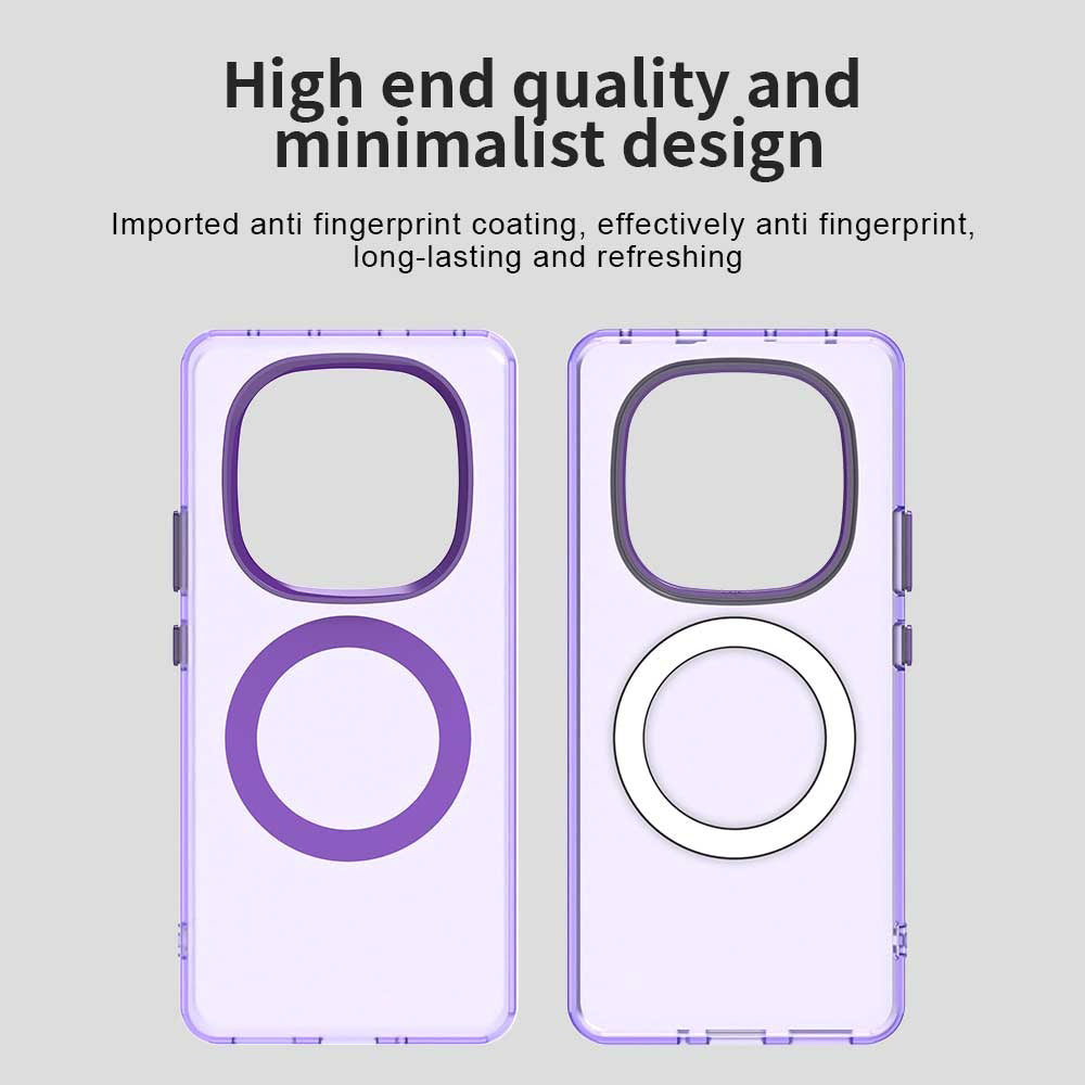 Husa MagSafe pentru Xiaomi Redmi Note 14 Pro 4G, Techsuit, CandyCase, Mov