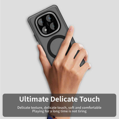Husa MagSafe pentru Xiaomi Redmi Note 14 Pro 4G, Techsuit, CandyCase, Neagra