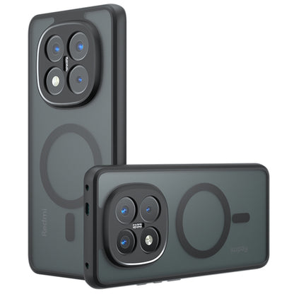 Husa MagSafe pentru Xiaomi Redmi Note 14 Pro+ 5G, Techsuit, PureFrost, Neagra Satinata