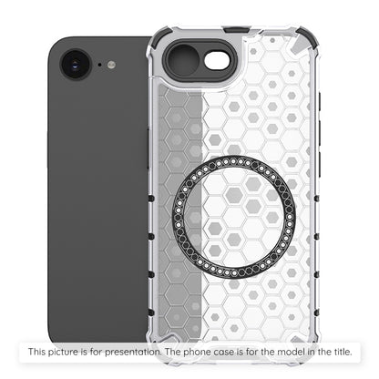 Husa MagSafe pentru Xiaomi Redmi Note 14S, Techsuit, HoneyComb Shield, Alba