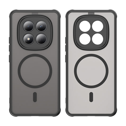 Husa MagSafe pentru Xiaomi Redmi Note 15 Pro 4G, Techsuit, HaloFrost II, Neagra