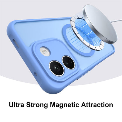 Husa MagSafe pentru Xiaomi Redmi Note 17 4G / Note 17 5G, Techsuit, HaloFrost II, Albastra