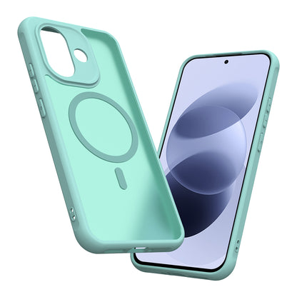 Husa MagSafe pentru Xiaomi Redmi Note 17 4G / Note 17 5G, Techsuit, HaloFrost II, Verde Deschis
