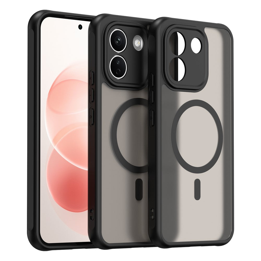 Husa MagSafe pentru Xiaomi Redmi Note 17 Pro Max, Techsuit, HaloFrost II, Neagra