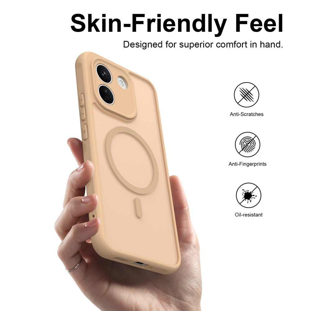 Husa MagSafe pentru Xiaomi Redmi Note 17 Pro, Techsuit, HaloFrost II, Aurie