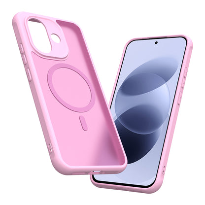 Husa MagSafe pentru Xiaomi Redmi Note 17 Pro, Techsuit, HaloFrost II, Roz