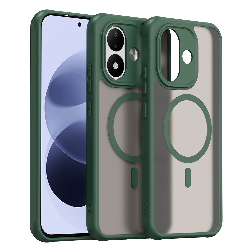 Husa MagSafe pentru Xiaomi Redmi Note 17 Pro, Techsuit, HaloFrost II, Verde