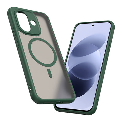 Husa MagSafe pentru Xiaomi Redmi Note 17 Pro, Techsuit, HaloFrost II, Verde
