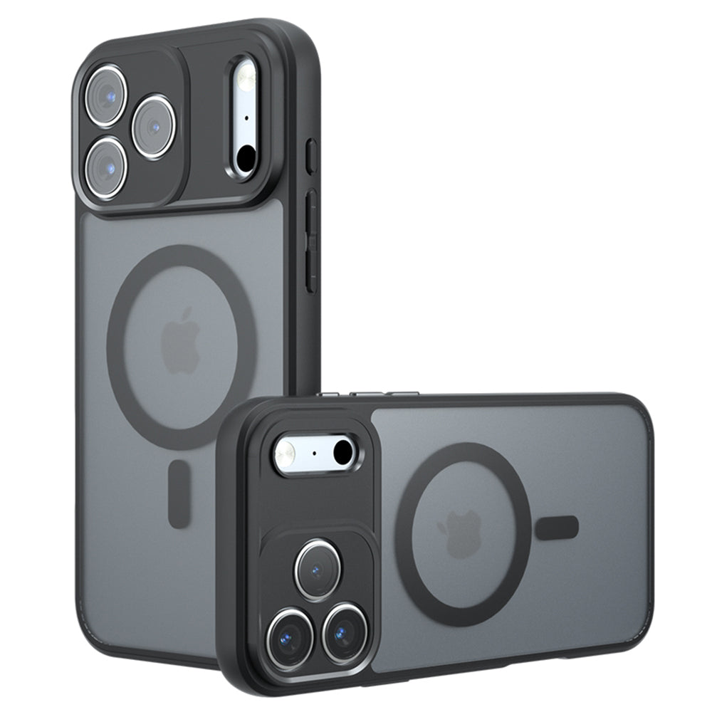 Husa MagSafe pentru Apple iPhone 17 Pro, Techsuit, PureFrost, Neagra