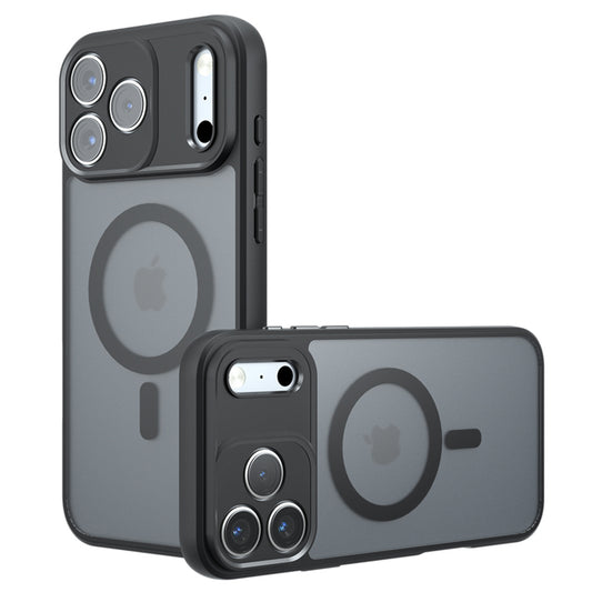 Husa MagSafe pentru Apple iPhone 17 Pro, Techsuit, PureFrost, Neagra