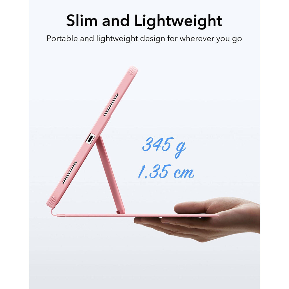 Husa pentru Apple iPad (2025) / (2022), ESR, Flip Hybrid, Roz