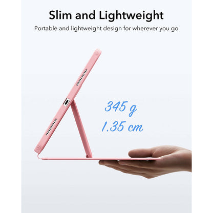 Husa pentru Apple iPad (2025) / (2022), ESR, Flip Hybrid, Roz