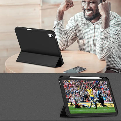 Husa pentru Apple iPad (2025) / (2022), Techsuit, Flex Trifold, Gri