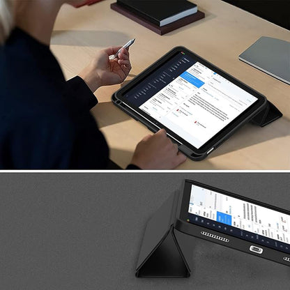 Husa pentru Apple iPad (2025) / (2022), Techsuit, Flex Trifold, Mov