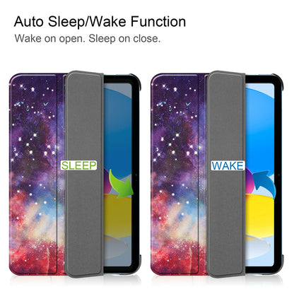 Husa pentru Apple iPad (2025) / (2022), Techsuit, FoldPro Butterfly, Multicolor
