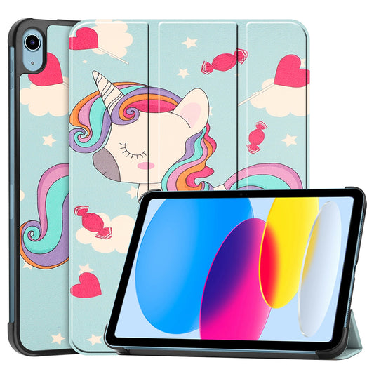 Husa pentru Apple iPad (2025) / (2022), Techsuit, FoldPro Unicorn, Multicolor