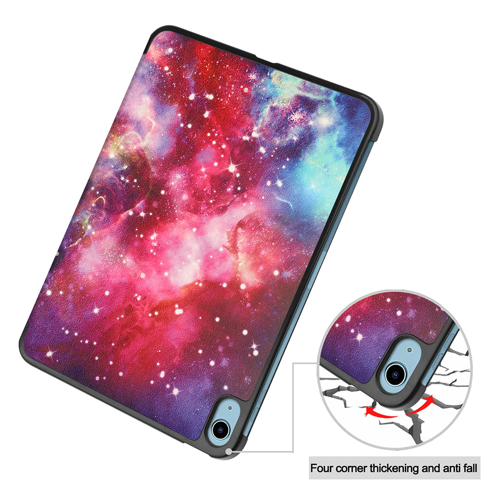 Husa pentru Apple iPad (2025) / (2022), Techsuit, FoldPro Unicorn, Multicolor