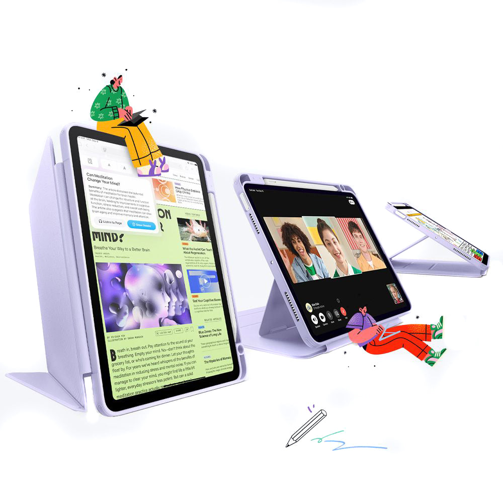 Husa pentru Apple iPad Air 13 (2026) / Air 13 (2025) / Air 13 (2024), ESR, Flip Hybrid, Violet