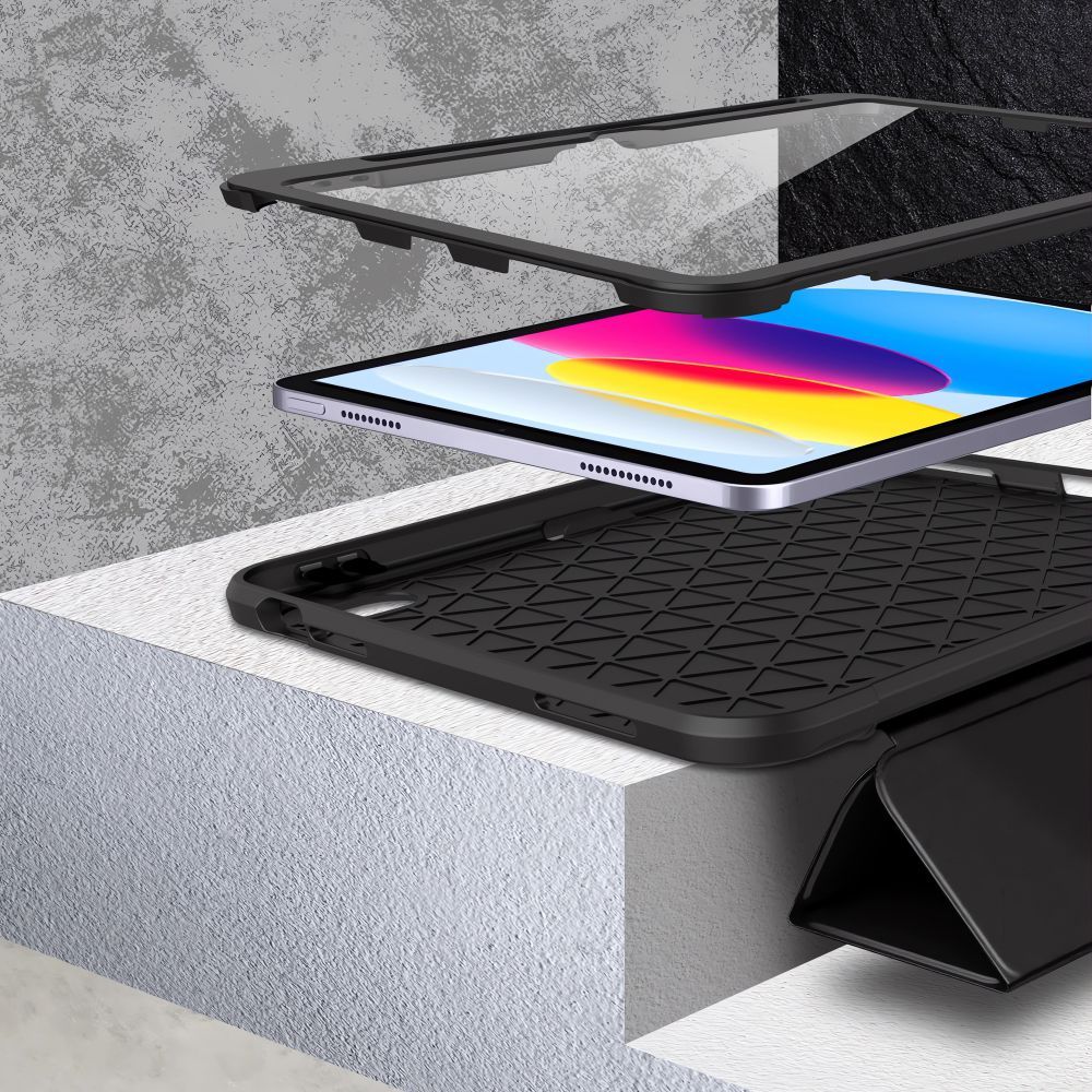 Husa pentru Apple iPad (2025) / iPad (2022), Tech-Protect, Endurance, Neagra