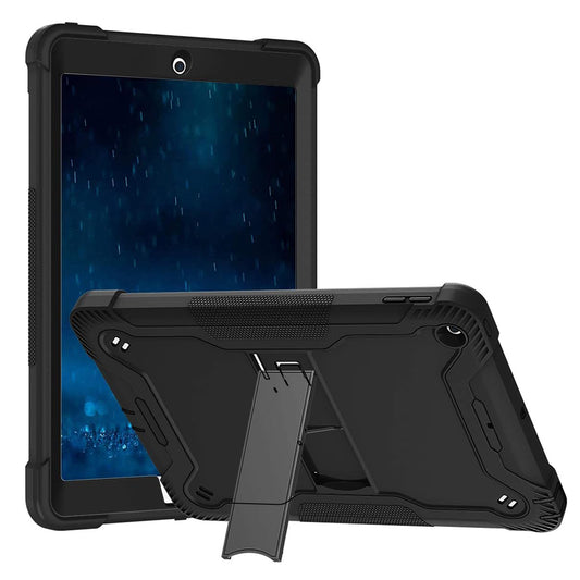 Husa pentru Apple iPad 9.7 (2018) / 9.7 (2017), Techsuit, Rugged TabShell, Neagra