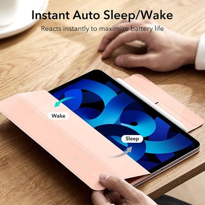 Husa pentru Apple iPad Air 11 (2024) / Air (2022) / Air (2020) / Pro 11 (2018), ESR, Rebound, Roz Aurie