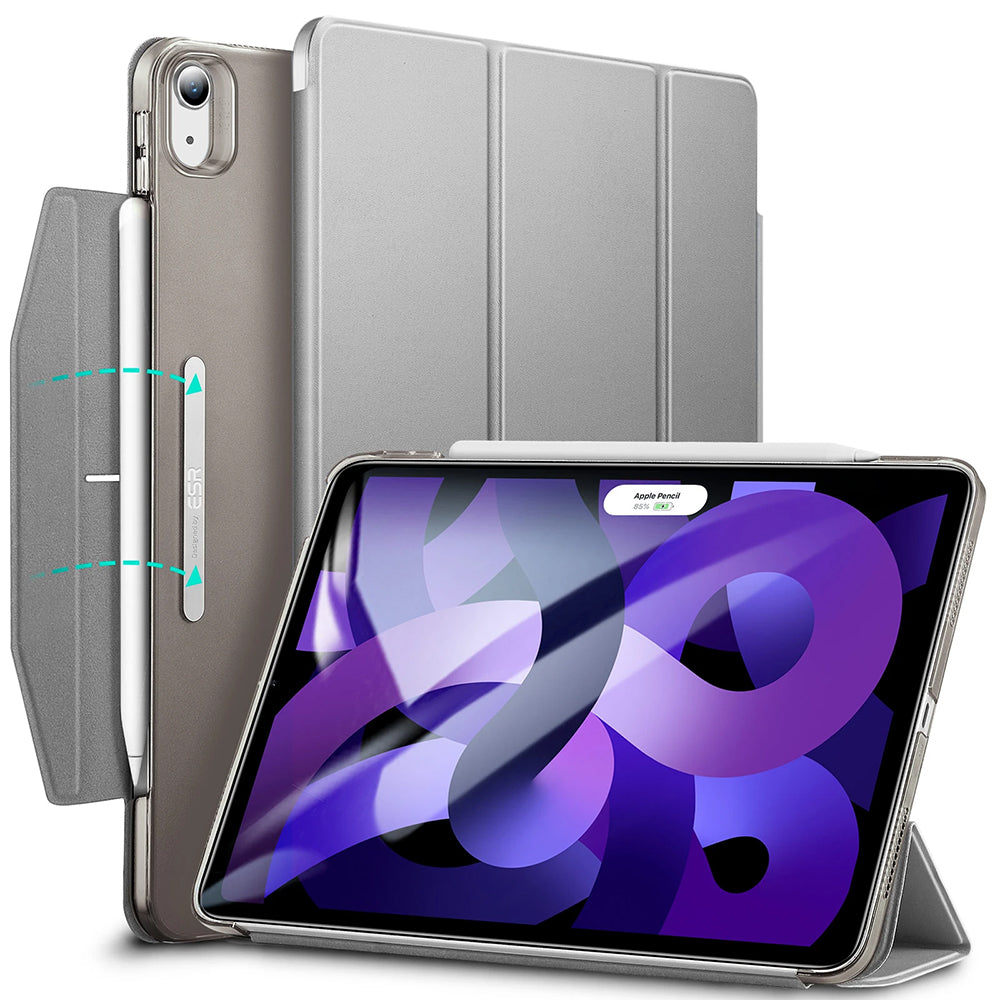 Husa pentru Apple iPad Air 11 (2026) / iPad Air 11 (2025) / Air 11 (2024) / Air (2022) / Air (2020), ESR, Ascend Trifold, Gri