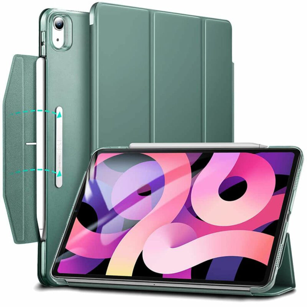 Husa pentru Apple iPad Air 11 (2026) / iPad Air 11 (2025) / Air 11 (2024) / Air (2022) / Air (2020), ESR, Ascend Trifold, Verde Satinata