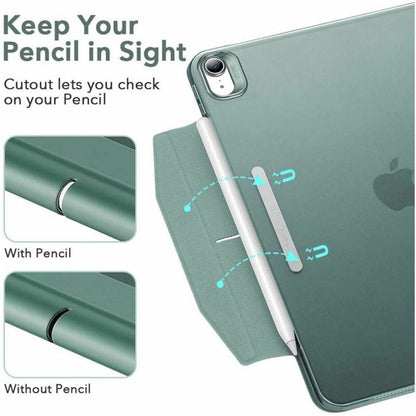 Husa pentru Apple iPad Air 11 (2026) / iPad Air 11 (2025) / Air 11 (2024) / Air (2022) / Air (2020), ESR, Ascend Trifold, Verde Satinata