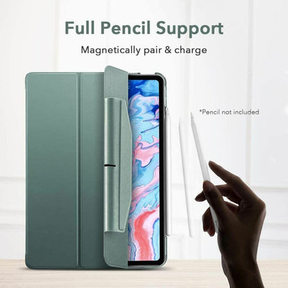 Husa pentru Apple iPad Air 11 (2026) / iPad Air 11 (2025) / Air 11 (2024) / Air (2022) / Air (2020), ESR, Ascend Trifold, Verde Satinata
