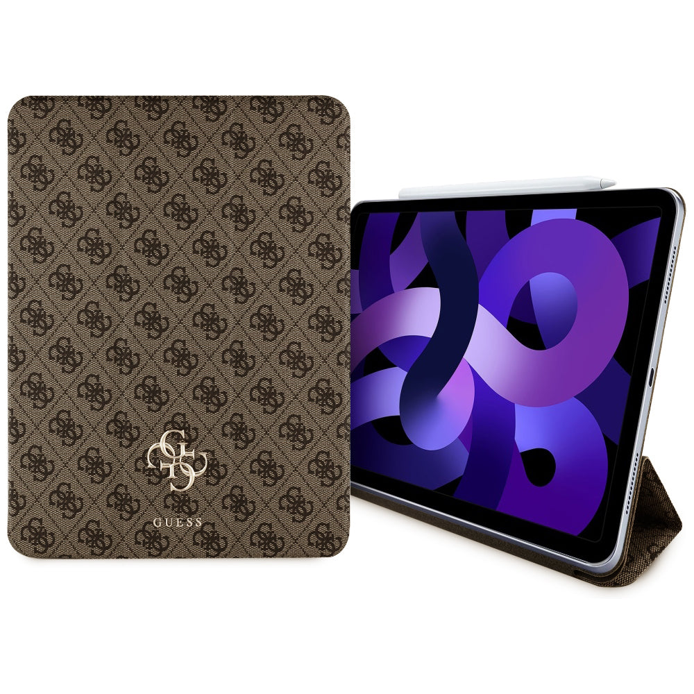 Husa pentru Apple iPad Air 11 (2025) / Air 11 (2024), Guess, 4G Big Logo, Maro