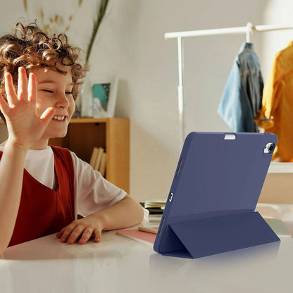 Husa pentru Apple iPad Air 11 (2026) / iPad Air 11 (2025) / Air 11 (2024), Techsuit, Flex Trifold, Roz