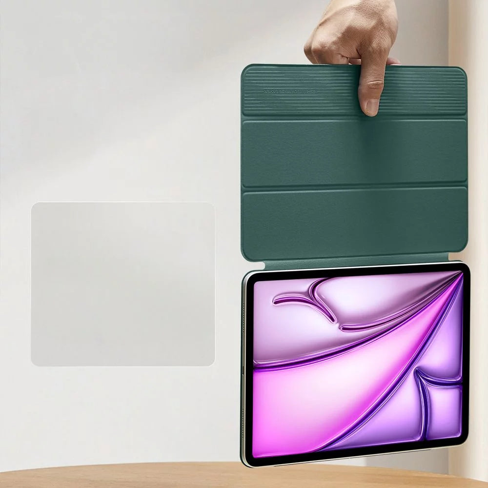 Husa pentru Apple iPad Air 13 (2026) / Air 13 (2025) / Air 13 (2024) / Pro 12.9 (2022) / Pro 12.9 (2021), ESR, Rebound, Verde Satinata