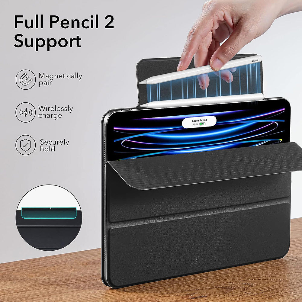 Husa pentru Apple iPad Pro 11 (2022) / Pro 11 (2021) / Pro 11 (2020) / Pro 11 (2018), ESR, Rebound, Neagra