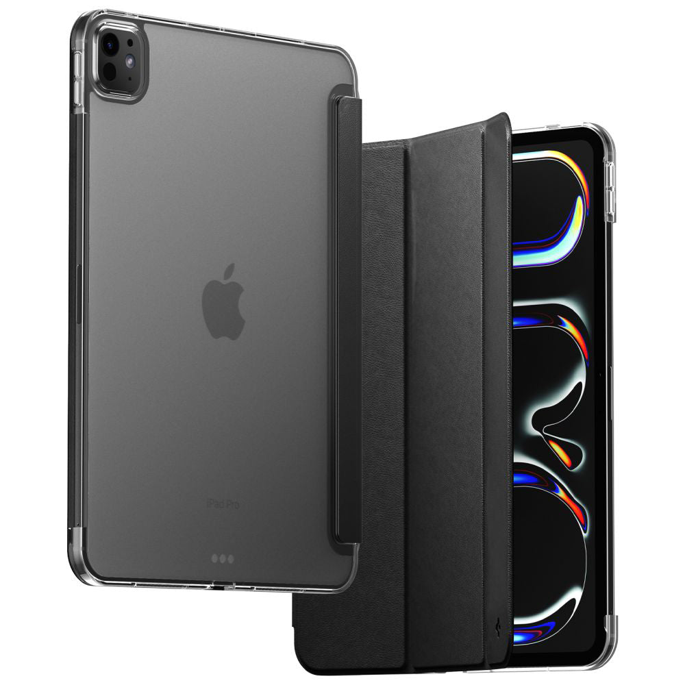 Husa pentru Apple iPad Pro 11 (2024), Spigen, Liquid Air Folio, Neagra ACS09440