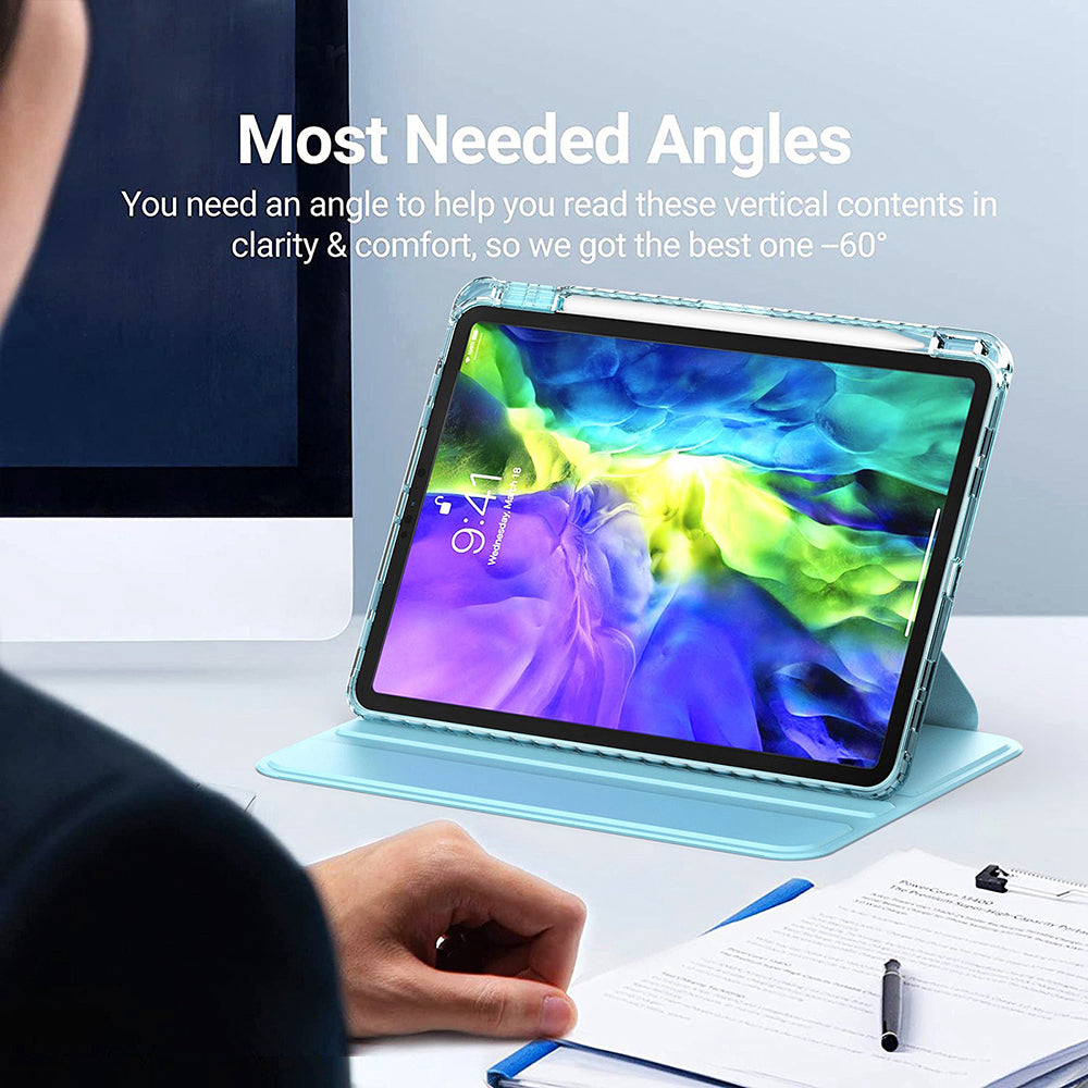 Husa pentru Apple iPad Pro 11 (2024), Techsuit, Crystal Vision, Neagra