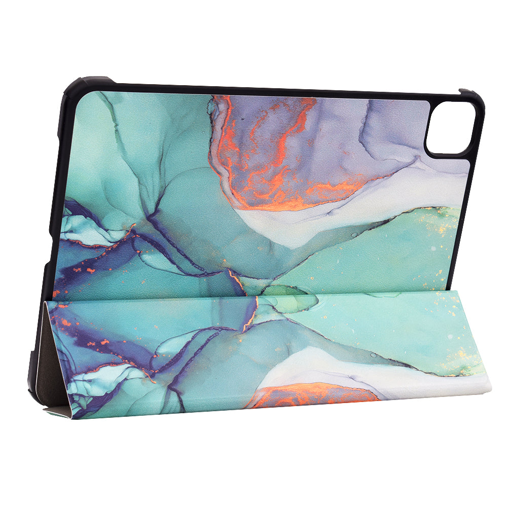 Husa pentru Apple iPad Pro 11 (2024), Techsuit, FoldPro Green Time, Multicolor