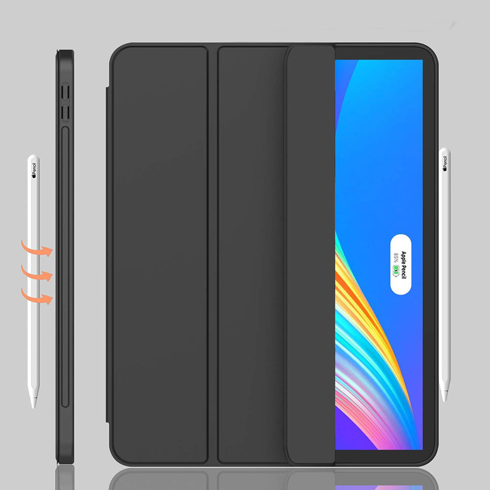 Husa pentru Apple iPad Pro 12.9 (2022) / Pro 12.9 (2021) / Pro 12.9 (2020) / Pro 12.9 (2018), Techsuit, Flex Trifold, Verde Matcha